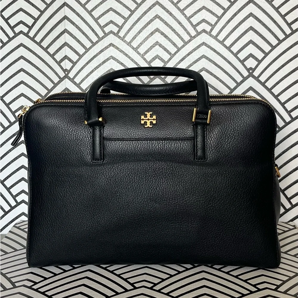 Tory Burch Georgia Double Zip Satchel - Picture 2 of 6